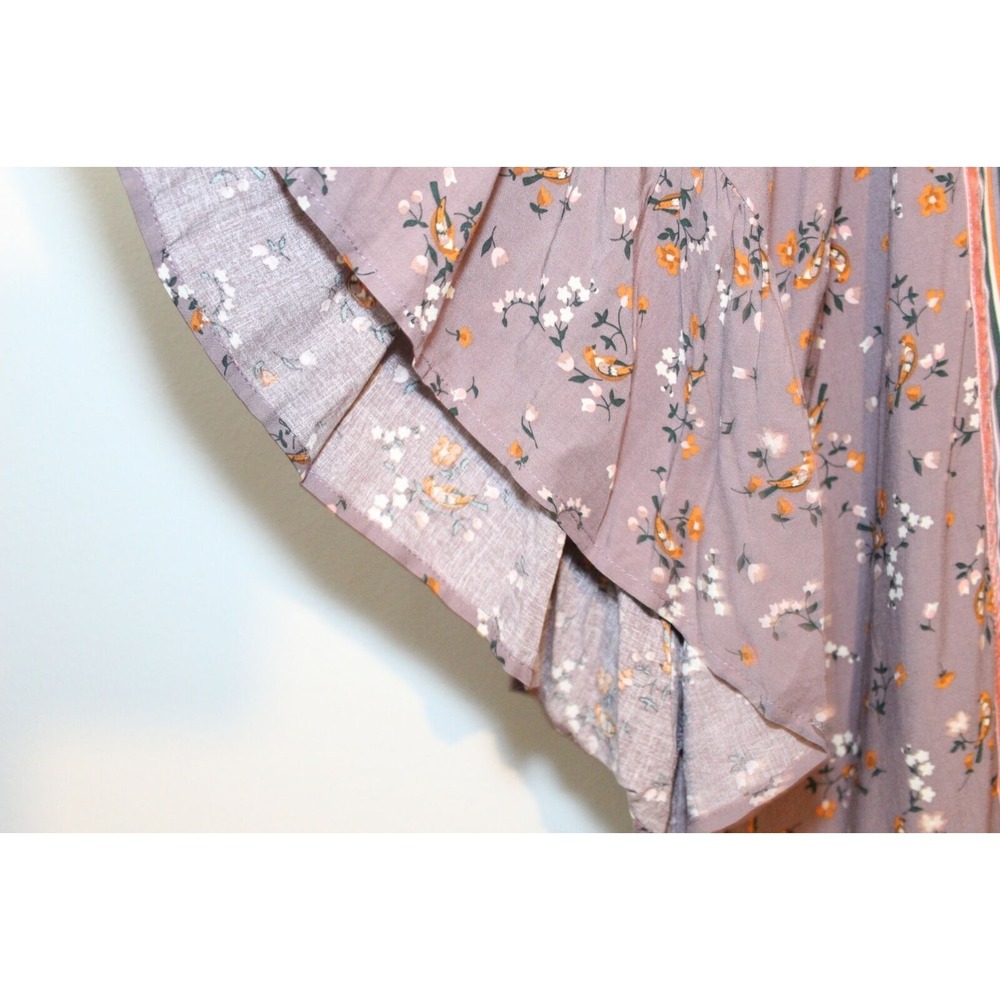 ✨2/$20 Matilda Jane Along the Way Floral Open Front Kimono XS S Fall Topper Boho - Picture 4 of 11